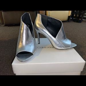 Silver Calvin Klein Heels